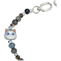 Zawieszka na torebkę handstrap Nimmy New Big Eye Cute Pets 2.0 szary