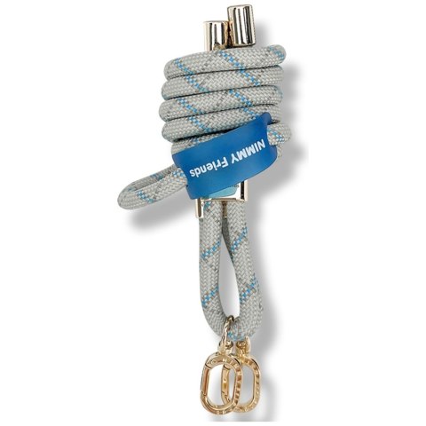 Zestaw crossbody + handstrap Nimmy Cool&Cute 2.0 szary