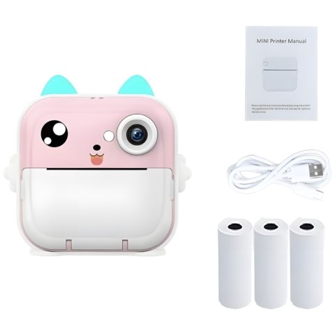 Aparat natychmiastowy dla dzieci MajesticLine różowy