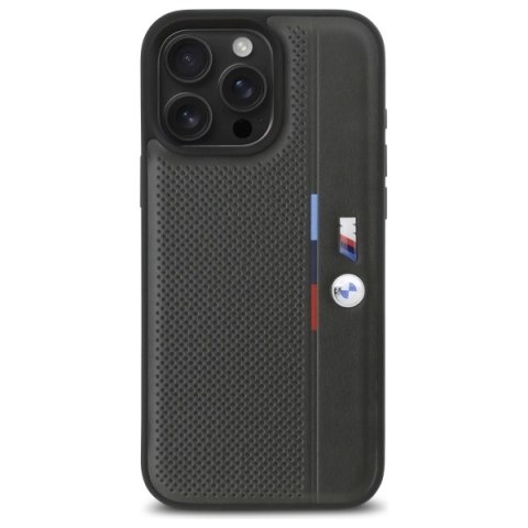 BMW BMHCP16X23PUPVA iPhone 16 Pro Max 6.9" antracyt/anthracite hardcase M Perforated Tricolor Detail Line