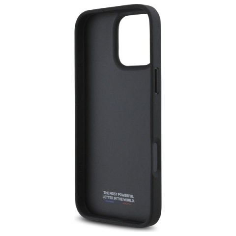 BMW BMHCP16X23PUPVA iPhone 16 Pro Max 6.9" antracyt/anthracite hardcase M Perforated Tricolor Detail Line