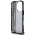 BMW BMHCP16L23HTFEG iPhone 16 Pro 6.3" szary/grey hardcase Motorsport IML Vertical Stripe
