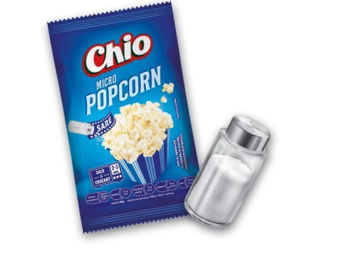 Chio Popcorn do Kuchenki Mikrofalowej Słony 100 g