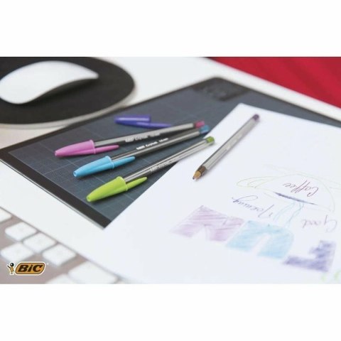 Zestaw długopisów Bic Cristal Fun 921342 Wielokolorowy 10 Części (10 Sztuk)