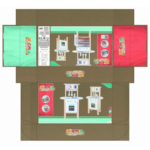 Kuchnia zabawka 57 x 85 x 30 cm (2 Sztuk)