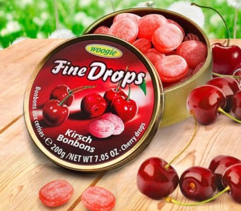 Woogie Landrynki w Puszce Wiśniowe 200 g