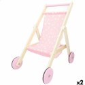 Wózek dla Lalek 33 x 44 x 51 cm (2 Sztuk)