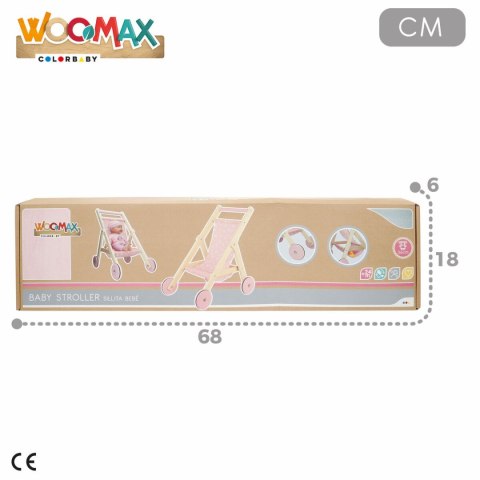 Wózek dla Lalek 33 x 44 x 51 cm (2 Sztuk)