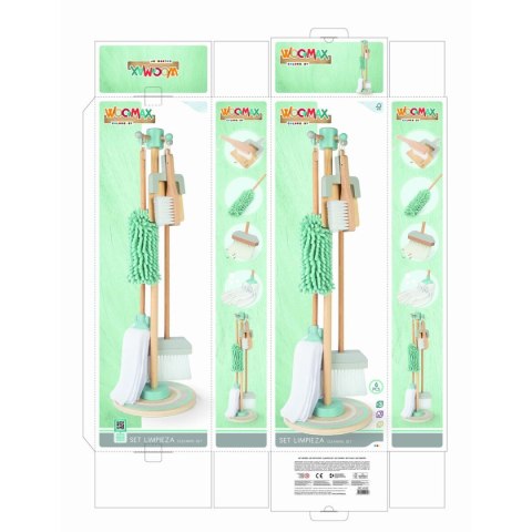 Zestaw do czyszczenia i przechowywania Woomax Zabawka 23,5 x 75 x 23,5 cm