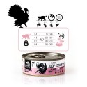 3Coty TURKEY for Adult cats 80g