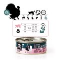 3Coty TURKEY with Spirulina for Adult cats 80g