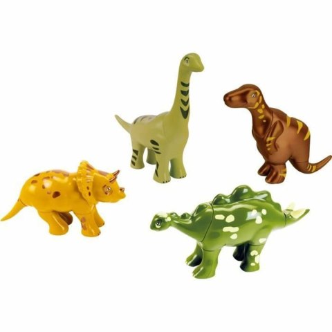 Zestaw do budowania Klein Magnet Dino Puzzle Wielokolorowy