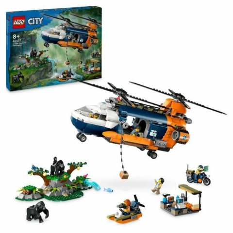 Zestaw do budowania Lego 60437 Jungle Explorer Helicopter Base Camp Wielokolorowy