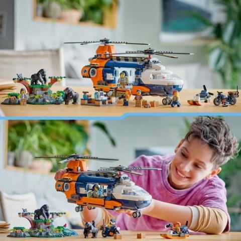 Zestaw do budowania Lego 60437 Jungle Explorer Helicopter Base Camp Wielokolorowy