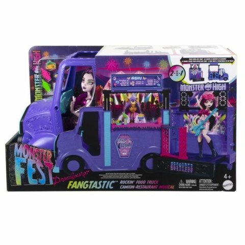 Lalka z Akcesoriami Monster High Tour Bus Rock Sang-sationnel