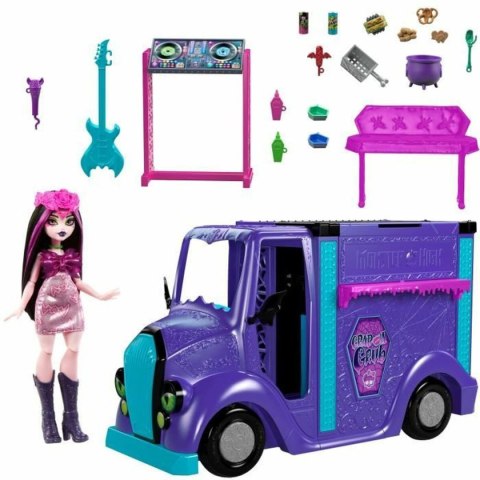Lalka z Akcesoriami Monster High Tour Bus Rock Sang-sationnel