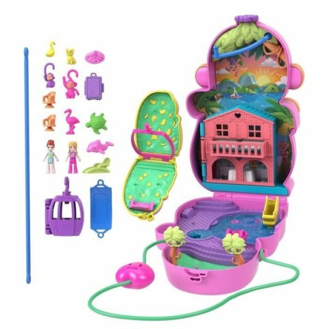 Lalka z Akcesoriami Polly Pocket Mommy Monkey and Baby