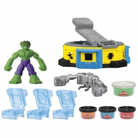 Zabawa z Plasteliną Play-Doh Hulk Smash It All Wielokolorowy