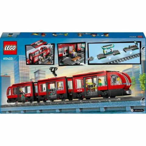 Zestaw do budowania Lego 60423 Downtown Tram and Station Wielokolorowy