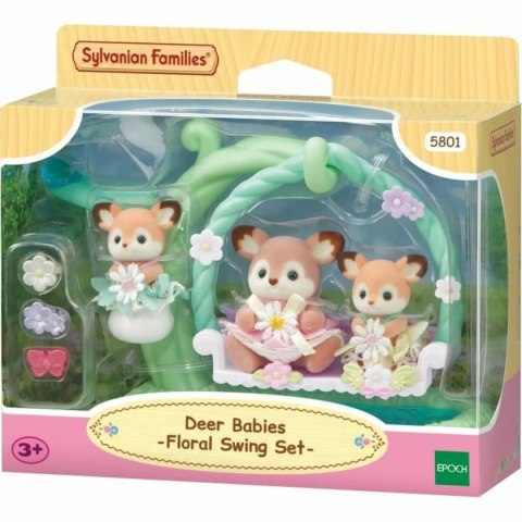 Przegubowa Figura Sylvanian Families Ciervo bebé y columpio zwierzęta