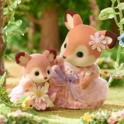 Przegubowa Figura Sylvanian Families Ciervo bebé y columpio zwierzęta
