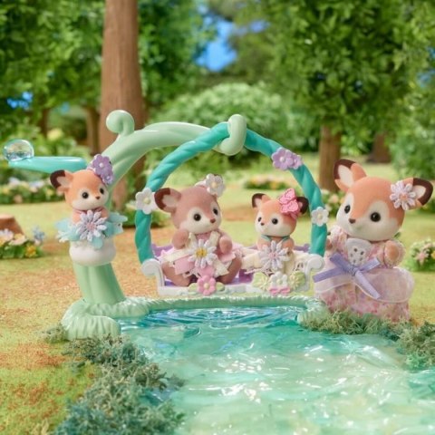 Przegubowa Figura Sylvanian Families Ciervo bebé y columpio zwierzęta
