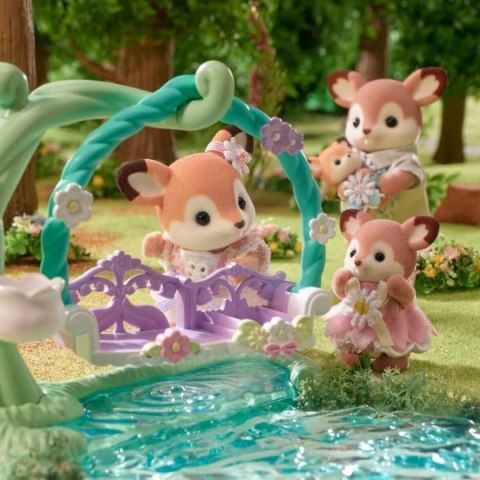 Przegubowa Figura Sylvanian Families Ciervo bebé y columpio zwierzęta