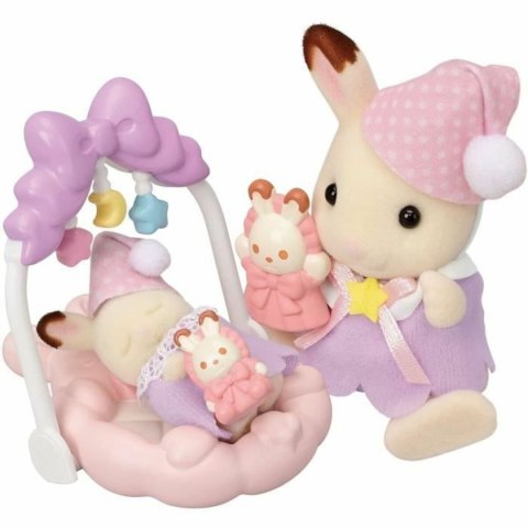 Przegubowa Figura Sylvanian Families Las hermanas conejitas de chocolate: hora de dormir Dziewczyna
