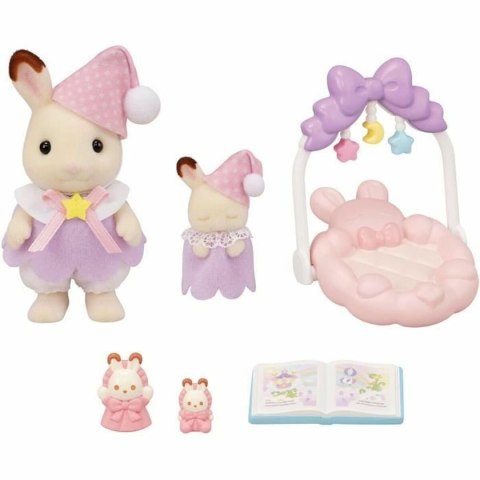 Przegubowa Figura Sylvanian Families Las hermanas conejitas de chocolate: hora de dormir Dziewczyna