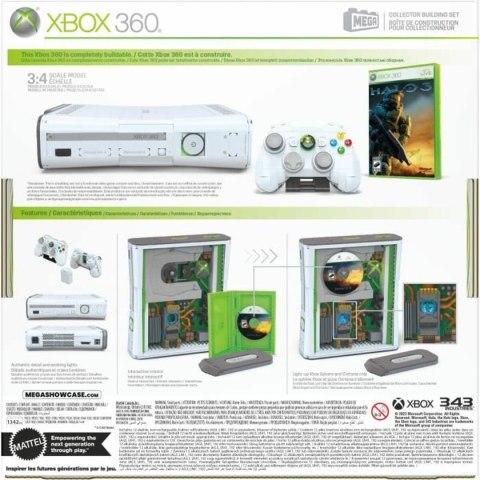 Zestaw do budowania MEGA BRANDS Xbox 360 1342 Części