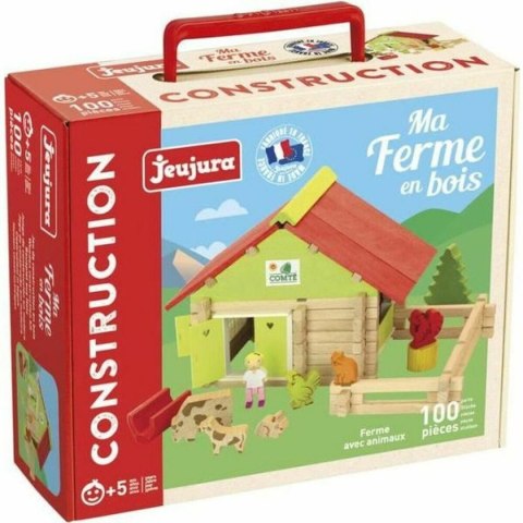 Figurki Superbohaterów Jeujura Farm With Animals 100 Części Playset