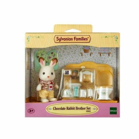 Figurki Superbohaterów Sylvanian Families Chocolate Rabbit and Toilet Set