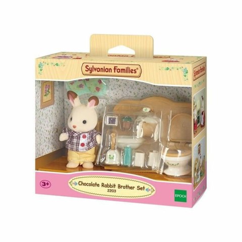 Figurki Superbohaterów Sylvanian Families Chocolate Rabbit and Toilet Set