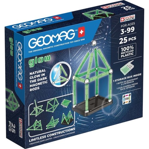 Playset Geomag Glow Recycled 25 Części