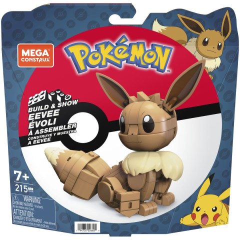 Przegubowa Figura Mega Construx Eevee Medium + 7 lat 215 Części