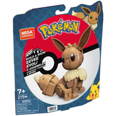 Przegubowa Figura Mega Construx Eevee Medium + 7 lat 215 Części