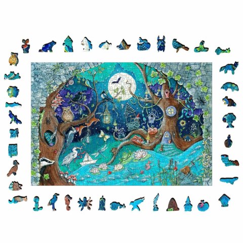 Układanka puzzle Ravensburger 17516 Fantasy Forest Drewno 500 Części