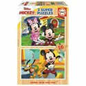 Zestaw 2 Puzzli Mickey Mouse 19287 16 Części 36 cm