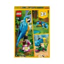 Zestaw do budowania Lego Creator 31136 Exotic parrot with frog and fish 3 w 1 253 Części