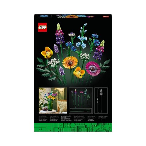 Zestaw do budowania Lego Icons 10313 Bouquet of wild flowers 939 Części