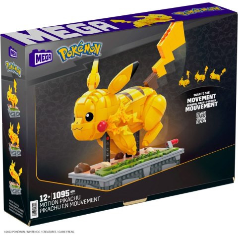 Zestaw konstrukcyjny Pokémon Mega Construx - Motion Pikachu 1095 Części