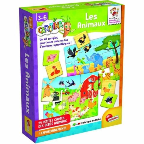 Zabawa Edukacyjna Lisciani Giochi Les animaux