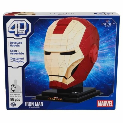 Zestaw do budowania Marvel Iron Man 96 Części 24,6 x 19 x 30 cm Wielokolorowy