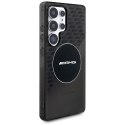 Etui AMG Transparent Rhombs MagSafe do Samsung Galaxy S25 Ultra czarny