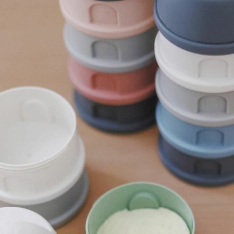 Dozownik mleka w proszku Béaba Niebieski Szary