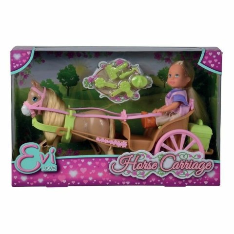 Lalka Baby Simba Evi Love Horse Carriage