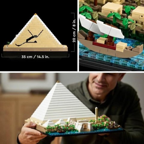 Playset Lego 21058 Architecture The Great Pyramid of Giza 1476 Części