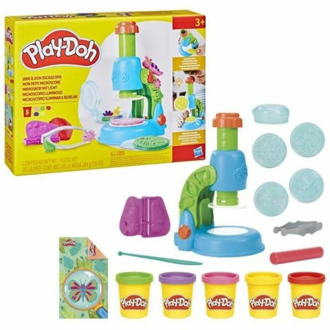 Zabawa z Plasteliną Play-Doh Mi Pequeño Microscopio Żółty