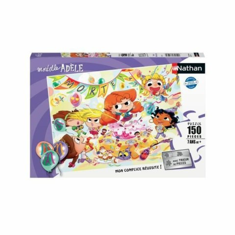 Układanka puzzle Nathan Nathan Mortel Anniversaire Mortelle Adèle 150 Części