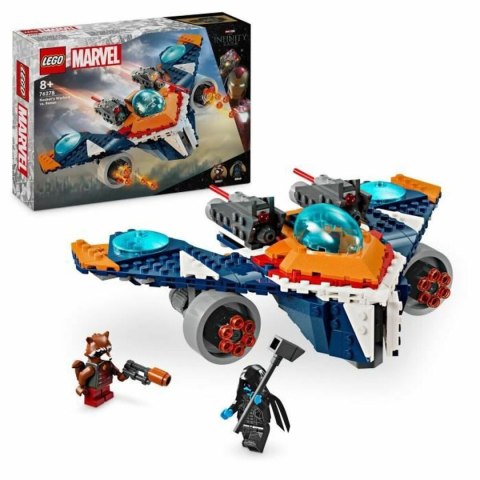 Zestaw do budowania Lego 76278 Marvel: Rocket vs. Ronan's Spaceship Wielokolorowy 290 Części